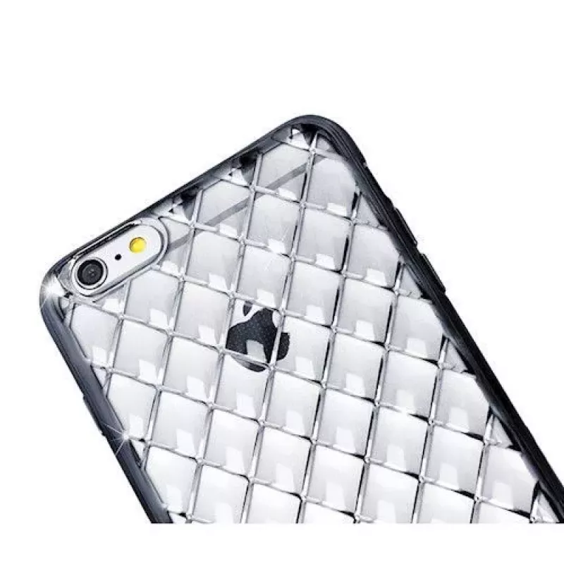 GreenGo Apple iPhone 7 Plus Grid puzdro strieborné