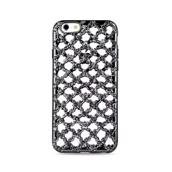 GreenGo Samsung Galaxy S7 G930 Flower Diamond TPU zadný kryt čierny