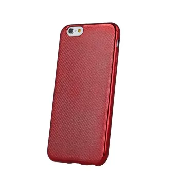 GreenGo Samsung Galaxy J3 (2017) J330 Elegance Carbon puzdro červené