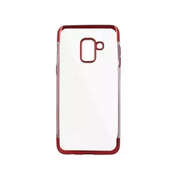 GreenGo Apple iPhone XR Plating Soft TPU zadný kryt červený