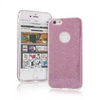 iLike Apple iPhone X / iPhone XS Glitter 3 in 1 zadný kryt ružový