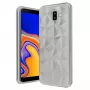 GreenGo Samsung Galaxy J6 Plus 2018 Geometric puzdro sivé
