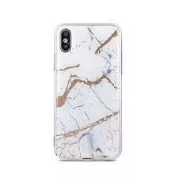 iLike Apple iPhone XR Marmur puzdro biele