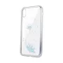 iLike Apple iPhone X / iPhone XS Lotus puzdro strieborné