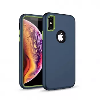 iLike Samsung Galaxy A70 Defender Solid 3-in-1 puzdro tmavomodré