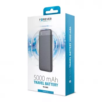 Forever Power Bank TB-100S 5000 mAh čierna