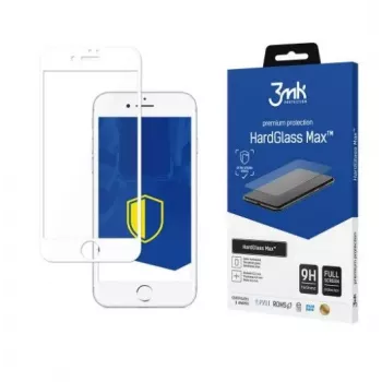 3MK Apple iPhone 7 HardGlass Max White tvrdené sklo ochranné sklo displeja