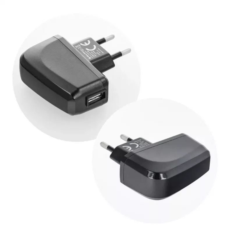 Blue Star nabíjačka na telefón Blue Star Lite USB A 2A 10W + kábel USB A na USB C TFK-TC-1095B čierna