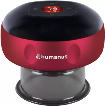 Humanas BB01 Plus elektronický prístroj na baňkovanie - červená