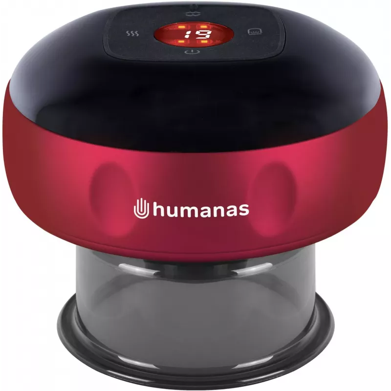 Humanas BB01 Plus elektronický prístroj na baňkovanie - červená