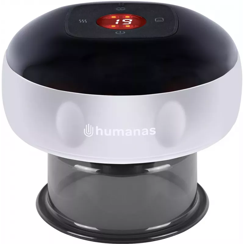 Humanas BB01 Plus elektronický masážny prístroj na baňkovanie - biela