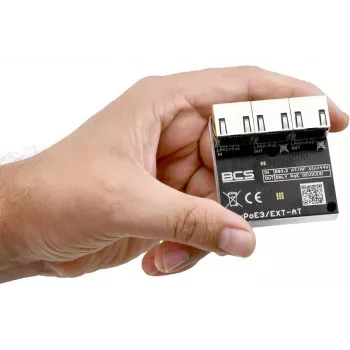 BCS BCS-xPoE3/EXT-AT 3-port PoE+ switch, 2x PoE+ 30W, 1x uplink, 250m EXTEND, kovový
