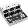 BCS BCS-xPoE3/EXT-AT 3-port PoE+ switch, 2x PoE+ 30W, 1x uplink, 250m EXTEND, kovový