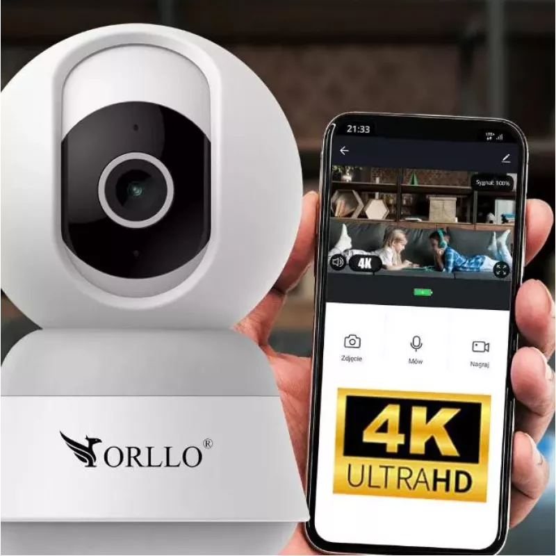 Orllo TW1 Indoor 4K Tuya Wi-Fi IP kamera