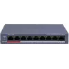 Hikvision DS-3E0109P-E/M(C) 9-portový Fast Ethernet PoE switch, 8 PoE portov, 65W budget, unmanaged