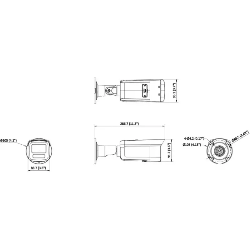 Hikvision DS-2CD2T46G2H-2I 4mm IP kamera 4MP AcuSense IR 60m