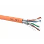 SOLARIX CAT.6A S/FTP LSOH B2ca s1d1a1 Solid Bare Copper 23 AWG 500m cievka