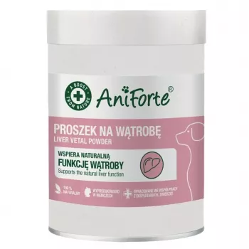 AniForte Liver Vital prášok pre psov - podpora pečene - 100g