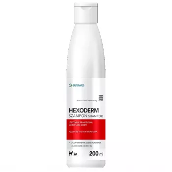 EWE EUROWET Hexoderm medicinálny šampón pre psov a mačky - 200 ml