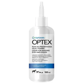 EWE EUROWET Optex očný čistiaci roztok pre psov a mačky 100 ml