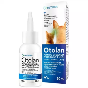 EWE EUROWET Otolan odstraňovač ušného mazu tekutina pre psy a mačky - 50 ml