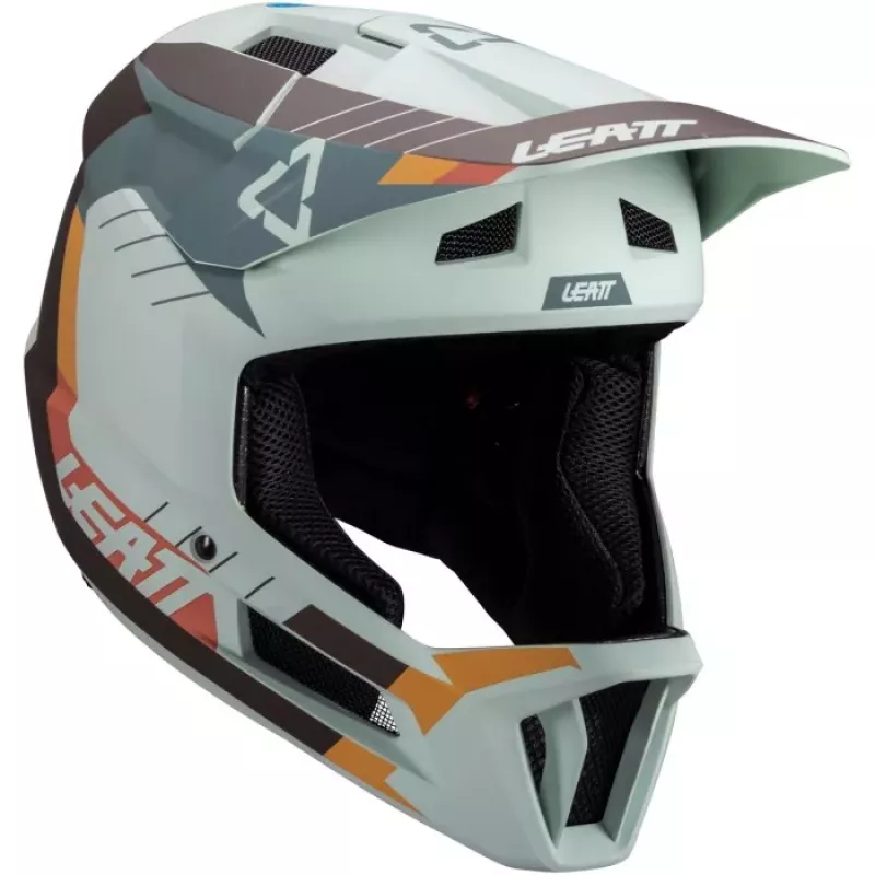LEATT MTB Gravity 2.0 V25 celotvárová cyklistická prilba veľkosť M mint