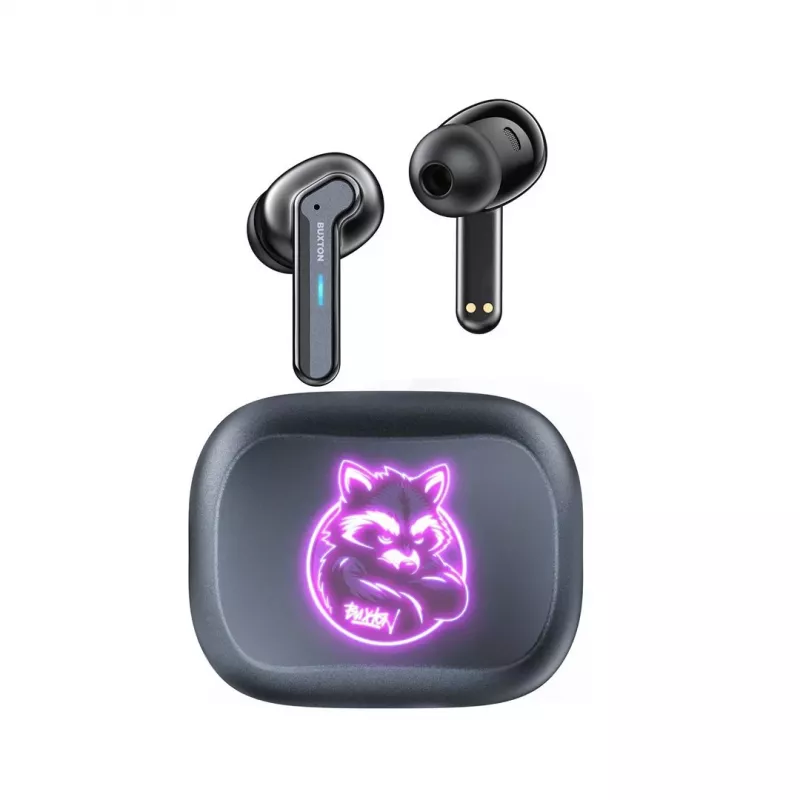 BXT Buxton BTW 8200 Racoon - bezdrôtové in-ear slúchadlá s nabíjacím puzdrom, biele