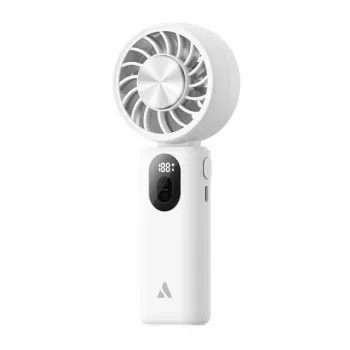 AEL Aecooly Halo 04 Icing skladací ručný ventilátor s chladiacou doskou, biela