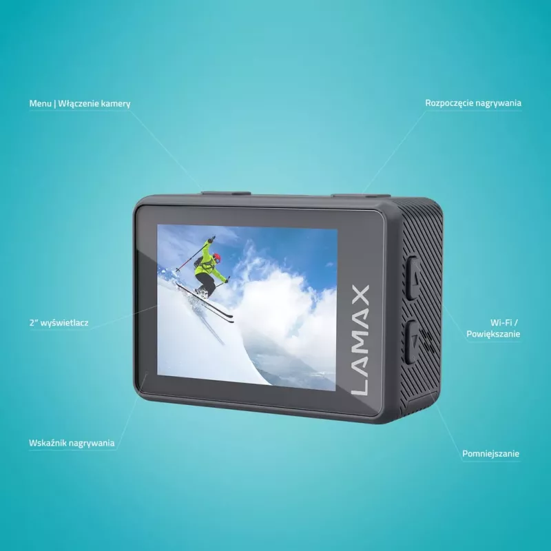 LAMAX X3.2 akčná kamera, 4K, 2", Wi-Fi, 12 MP