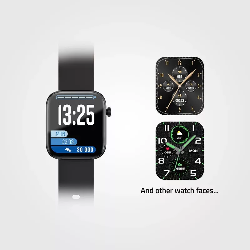 LAMAX BCool2 Plus Black Smartwatch 1,8 palca IP67 Bluetooth 5.1 260mAh