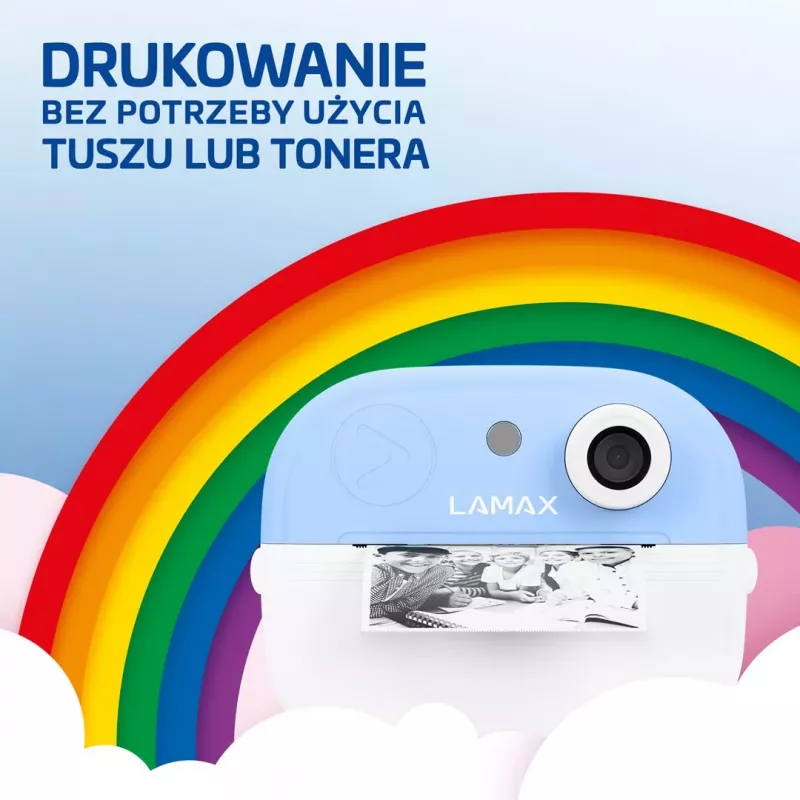 LAMAX InstaKid2 Play detský fotoaparát, modrý
