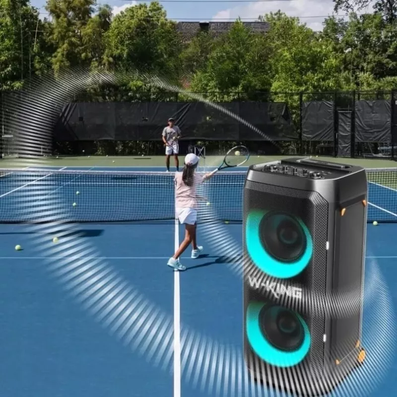 W-KING T12 bezdrôtový Bluetooth reproduktor – čierny