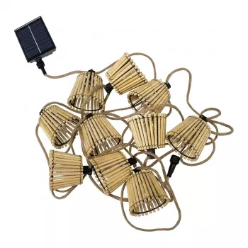 NewGarden OKINAWA solárne LED svetelné reťaze 8m 80 LED teplá biela 3000K IP44