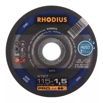 RHODIUS XT 67 115x1.5x22.23 rezný kotúč Pro modrý