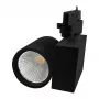 SYNERGY21 LED koľajnicový reflektor VLA-Series 30W 45° teplá biela CRI>90 čierna