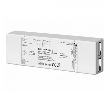 SYNERGY21 LED ovládač EOS 07 DALI 0-10V TRIAC stmievač + napájací zdroj 24V 200W