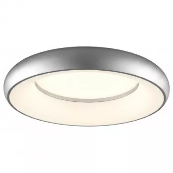 SYNERGY21 LED okrúhle svietidlo Donut neutrálna biela strieborná 35W