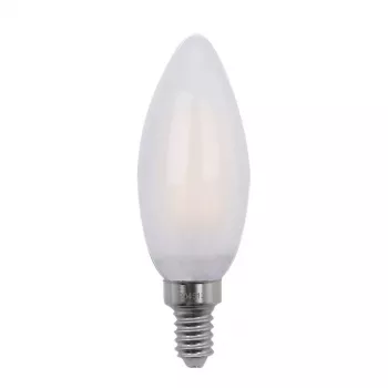 SYNERGY21 LED Retrofit E14 sviečková žiarovka 4,5W teplá biela opál