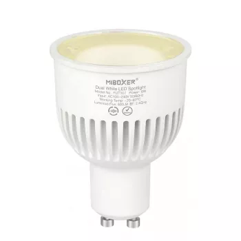 MIBOXER FUT107 LED Retrofit GU10 6W Dual White LED bodové svietidlo