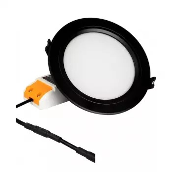MIBOXER FUT061B okrúhly LED panel RGB+CCT 9W, čierny, Wi-Fi & RF