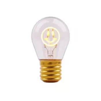 SYNERGY21 LED Retrofit E40 dekoratívna žiarovka A68-smile nabíjateľná