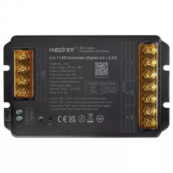 Miboxer LED ovládač HC Series 2in1 DC12-48V Zigbee 3.0 + 2.4G HP 30A