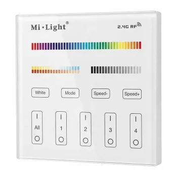 MIBOXER B4 Smart Panel RGB-CCT 4-zónový diaľkový ovládač