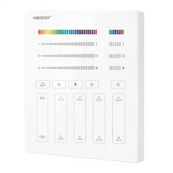 Synergy 21 Pixel LED SPI Smart Panel diaľkový ovládač RGB-WW (RGB/RGB-W/RGB-CCT) pre Milight/Miboxer (B9)
