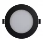 SYNERGY21 LED Ultra Slim LED Panel Light V6 6W Dual White (CCT) čierny 24V