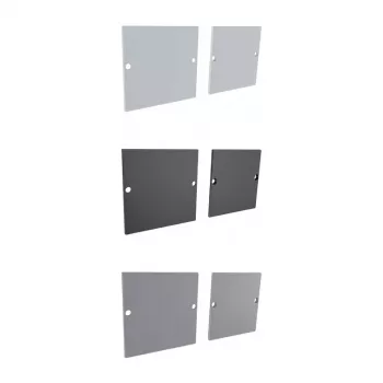 Synergy 21 LED U-profil ALU3535 koncová krytka (pár) strieborná