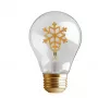 SYNERGY21 LED retrofit E40 dekoratívne svietidlo Vianoce snehová vločka nabíjateľné