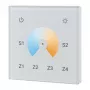 SYNERGY21 LED Controller EOS 05 nástenný stmievač Dual White (CCT) Touch 4 zóny