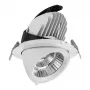 SYNERGY21 LED Downlight 40W biela, naklápateľná, teplá biela