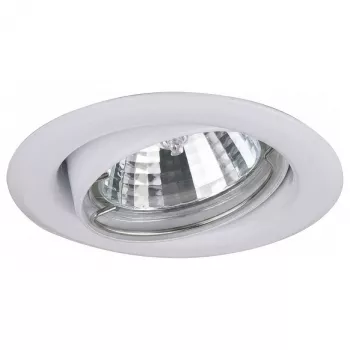 BRUMBERG NV zapustené svietidlo 50W GX5.3, železo, pevné, biela, poistný krúžok